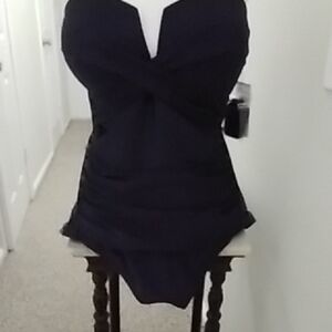 Calvin Klein Navy Blue One Piece Swimsuit  Size 18